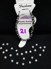Load image into Gallery viewer, Customizable Anklets in Gold/Silver/Hematite Chips