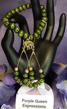 Load image into Gallery viewer, Unique One of a Kind Handmade Wooden Earrings & Bracelet Sets
