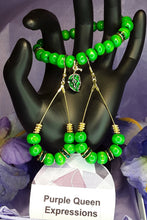 Load image into Gallery viewer, Unique One of a Kind Handmade Wooden Earrings & Bracelet Sets