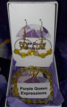 Load image into Gallery viewer, Unique Earring with/Adjustable Bracelet Gift Sets