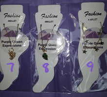 Load image into Gallery viewer, Customizable Anklets in Gold/Silver/Hematite Chips