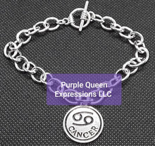 Load image into Gallery viewer, Silver Rhodium Ladies Zodiac Bracelet