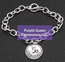Load image into Gallery viewer, Silver Rhodium Ladies Zodiac Bracelet
