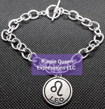 Load image into Gallery viewer, Silver Rhodium Ladies Zodiac Bracelet