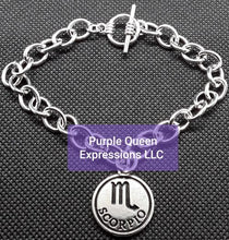 Load image into Gallery viewer, Silver Rhodium Ladies Zodiac Bracelet