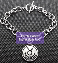 Load image into Gallery viewer, Silver Rhodium Ladies Zodiac Bracelet