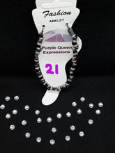 Load image into Gallery viewer, Customizable Anklets in Gold/Silver/Hematite Chips
