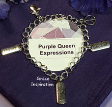 Load image into Gallery viewer, Unique Silver Chain Linked Inspirational Bracelets
